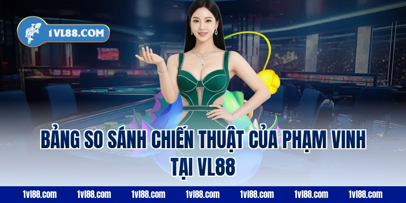 Bảng so sánh chiến thuật của Phạm Vinh tại VL88