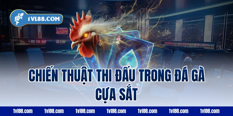 Chiến thuật thi đấu trong đá gà cựa sắt
