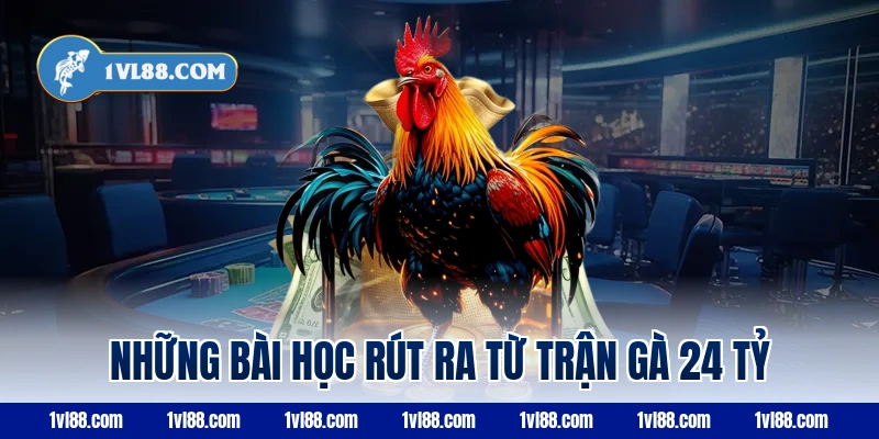 Những bài học rút ra từ trận gà 24 tỷ