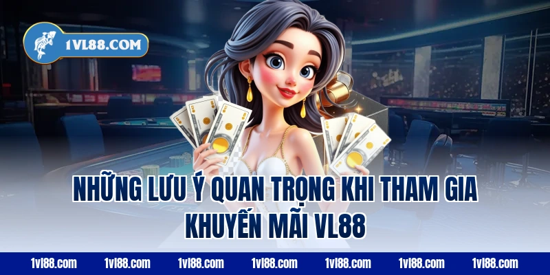Những lưu ý quan trọng khi tham gia khuyến mãi VL88